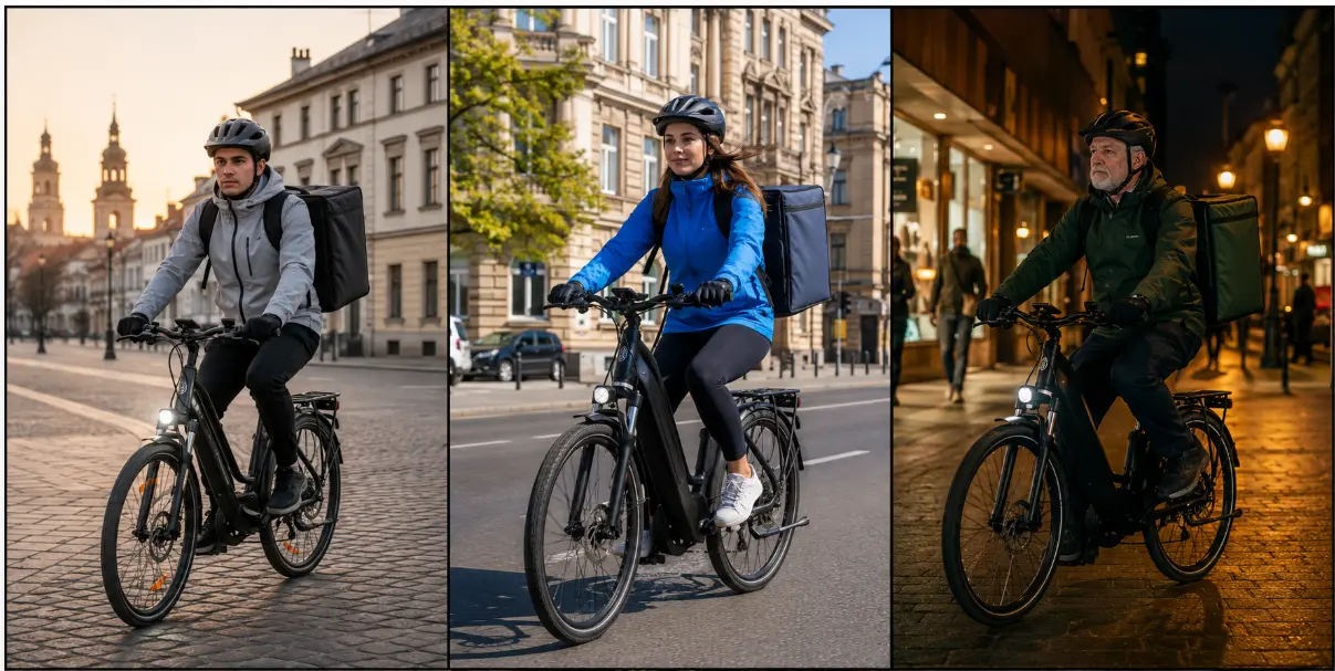 When Couriers Get the Most Orders in Poland: Morning, Lunch and Evening Peaks