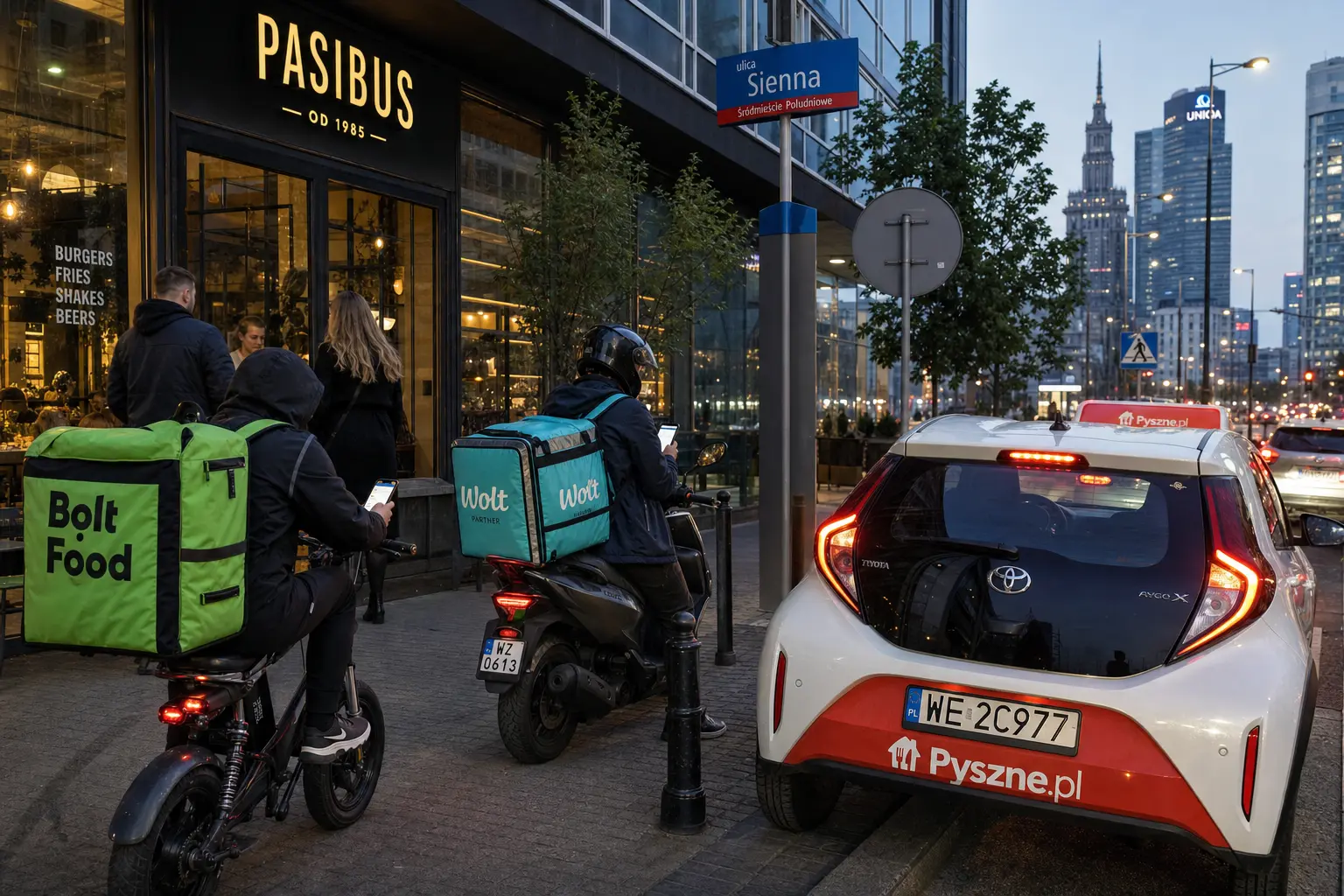 Glovo, Wolt, Uber Eats или Bolt Food: где курьеру выгоднее работать в Польше в 2026 году