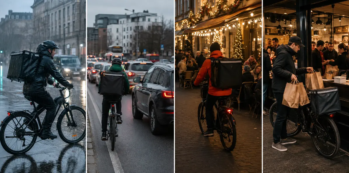 Weather, traffic, holidays and promotions change the order curve